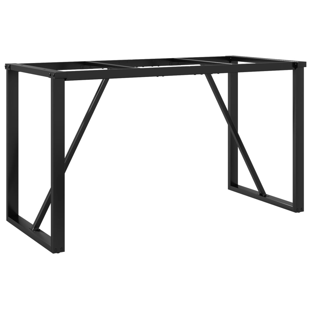 dining table frame in O-shape 140x60x73 cm steel
