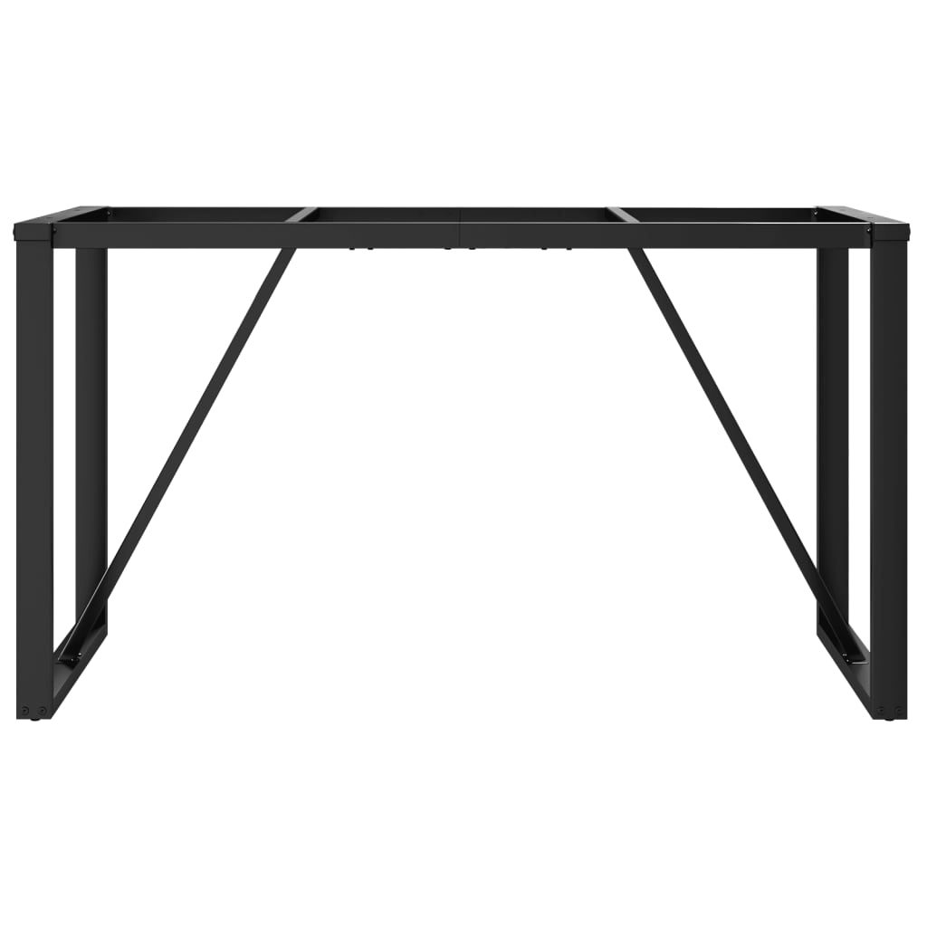 dining table frame in O-shape 140x60x73 cm steel