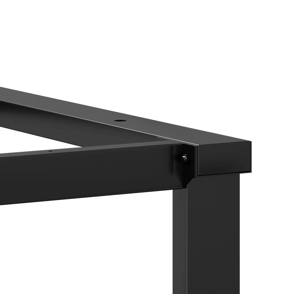 dining table frame in O-shape 140x60x73 cm steel