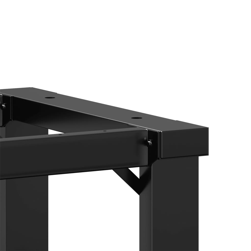 dining table frame in O-shape 40x40x73 cm steel