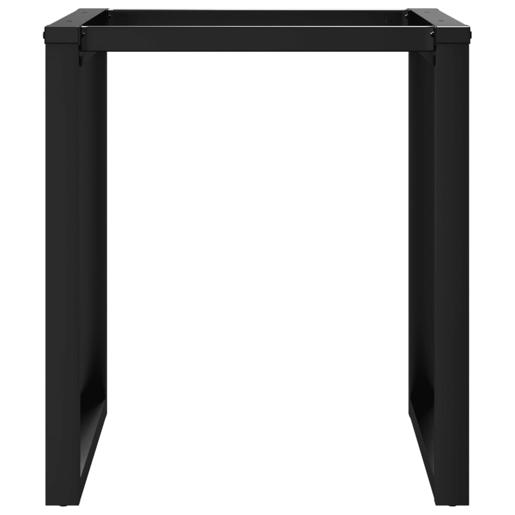 dining table frame in O-shape 70x70x73 cm steel